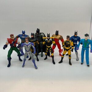 Vintage Lot of DC Comics Batman Action Figure Toys